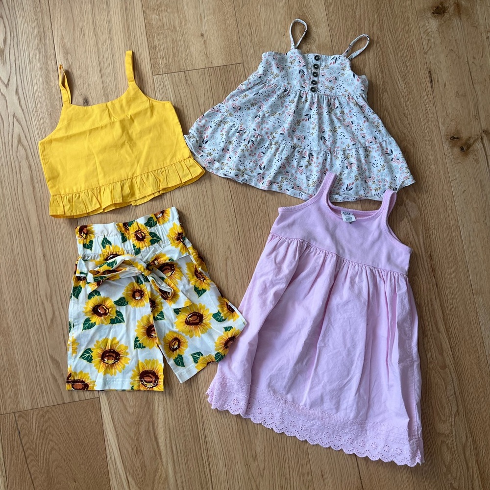 Dress and tank top bundle summer set 2T